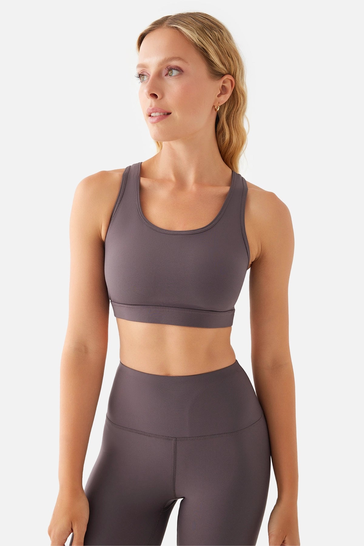 Anna Comfylux Orta Destekli Açık Mor Spor Bra