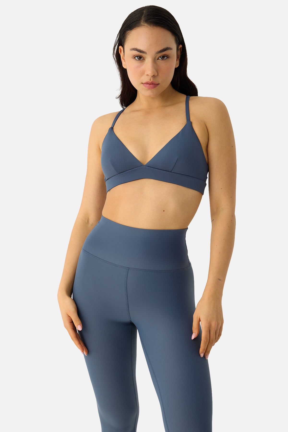 Superstacy Aria Yumuşak Orta Destek İndigo Spor Bra
