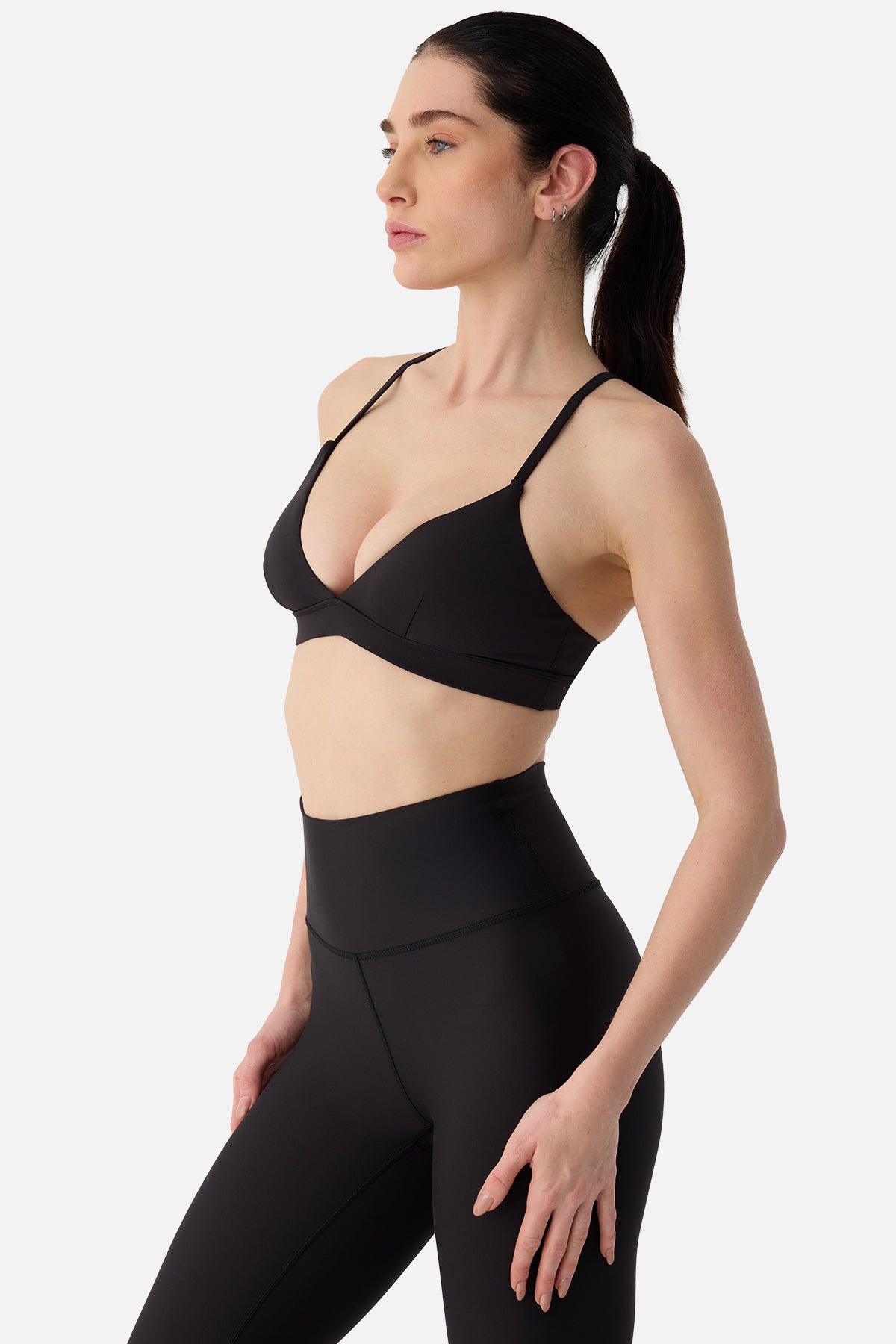 Superstacy Aria Yumuşak Orta Destek Siyah Spor Bra