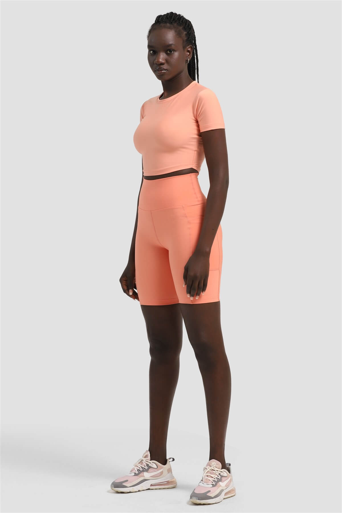 Dizüstü Cepli Şeftali Sport Tayt