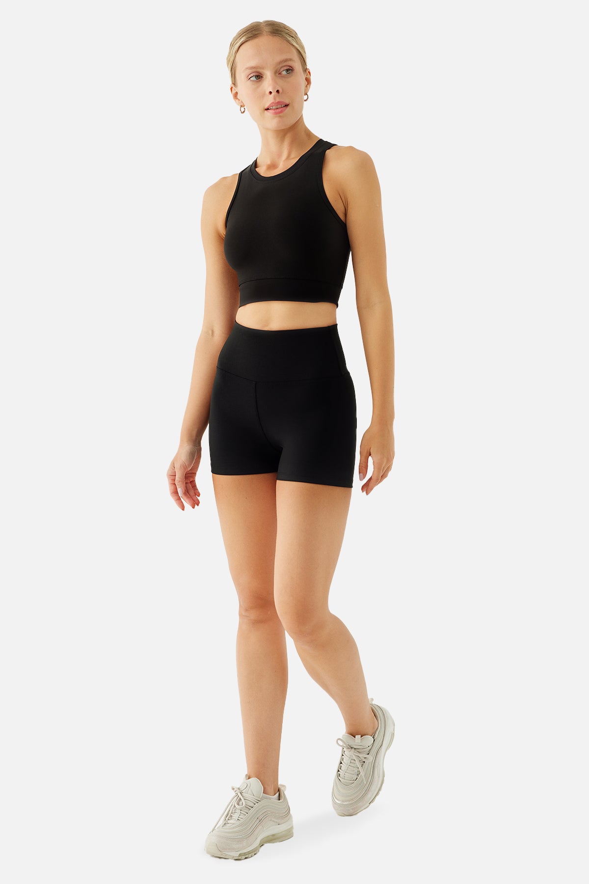 Emily Spor Siyah Kısa Tayt