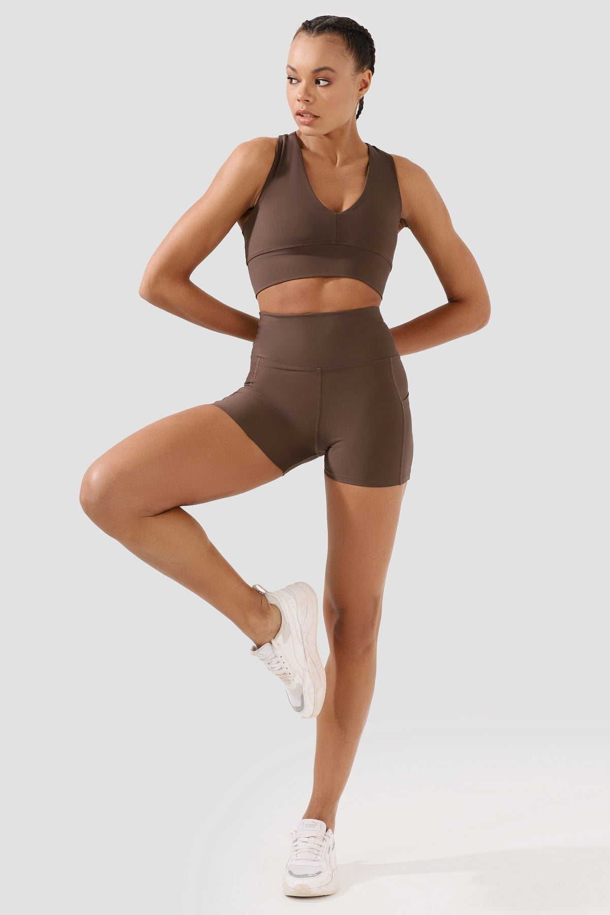 Gina Cepli Acı Kahve Kısa Tayt