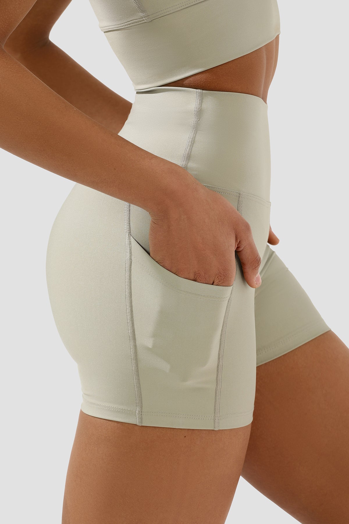 Gina Cepli Açık Yeşil Kısa Tayt