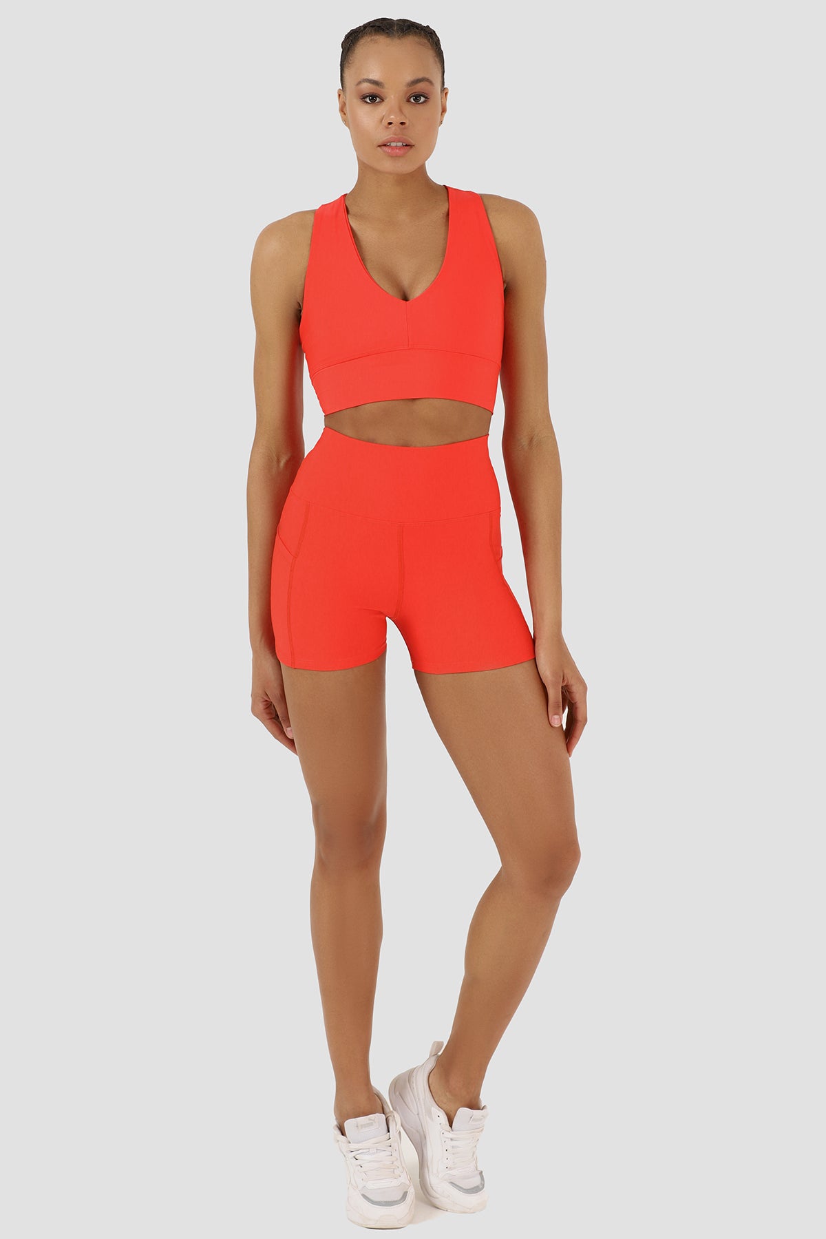 Gina Cepli Nar Çiçeği Kısa Tayt