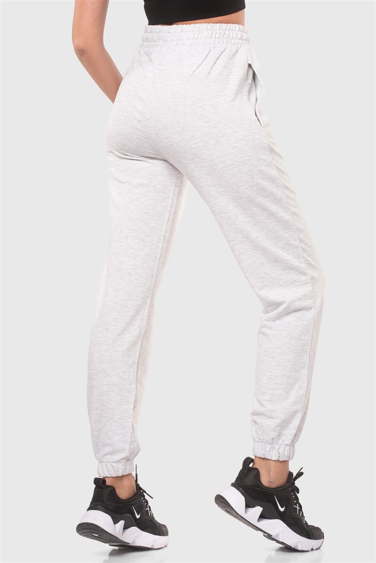 Jogger Gri Melanj Eşofman Altı