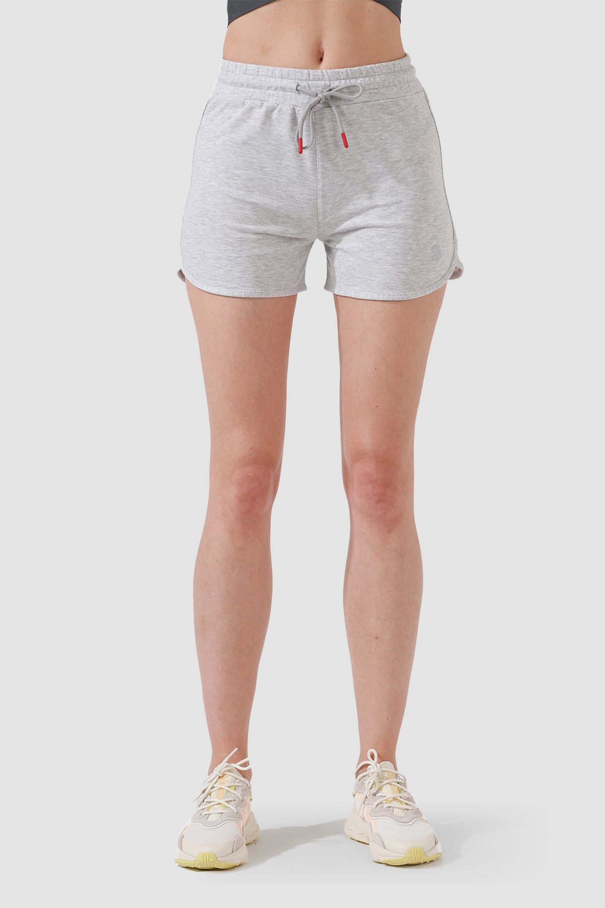 June Gri Melanj Spor Şort