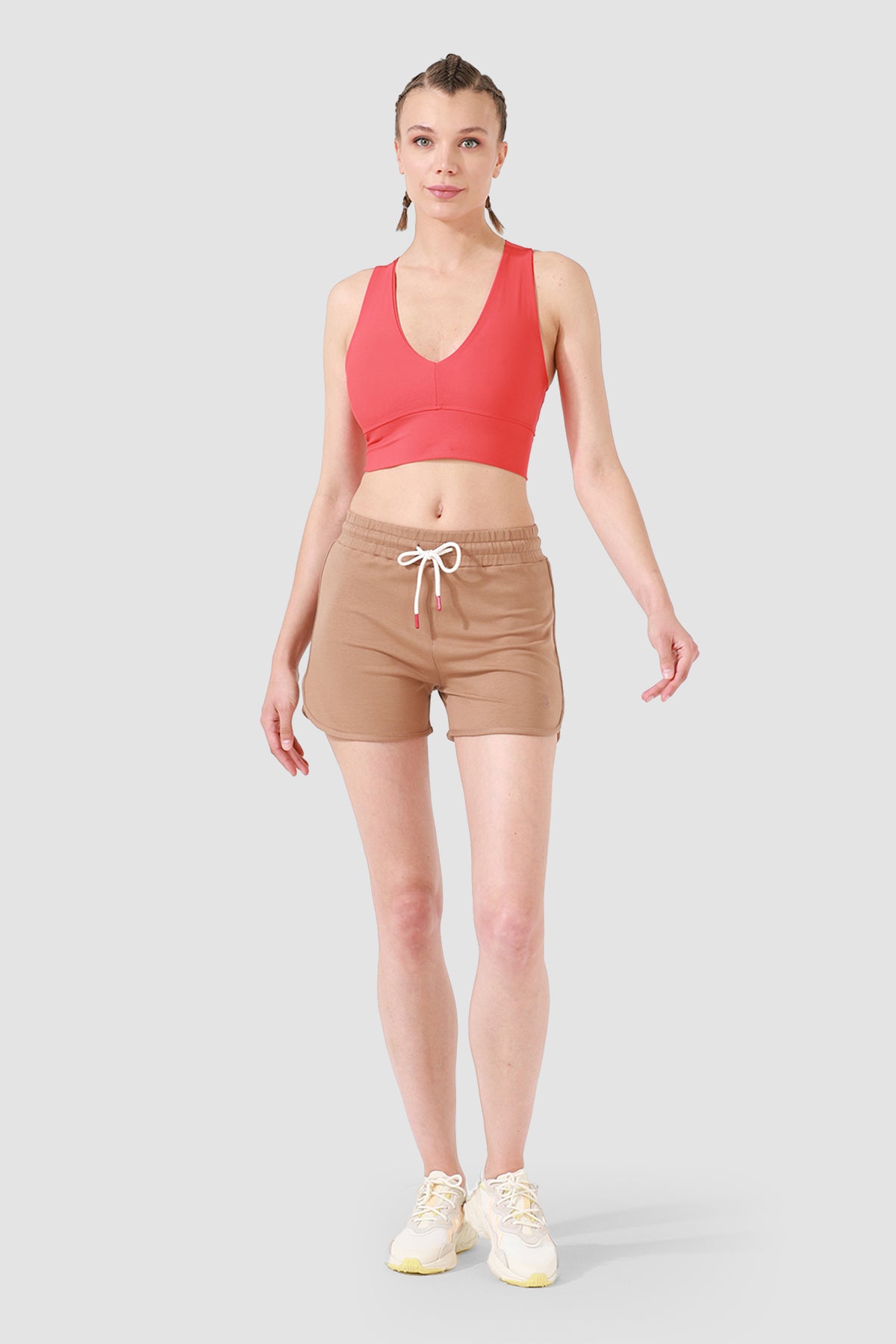 June Kahve Rengi Spor Şort