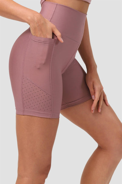 Laser Kesim Cepli Gül Kısa Tayt