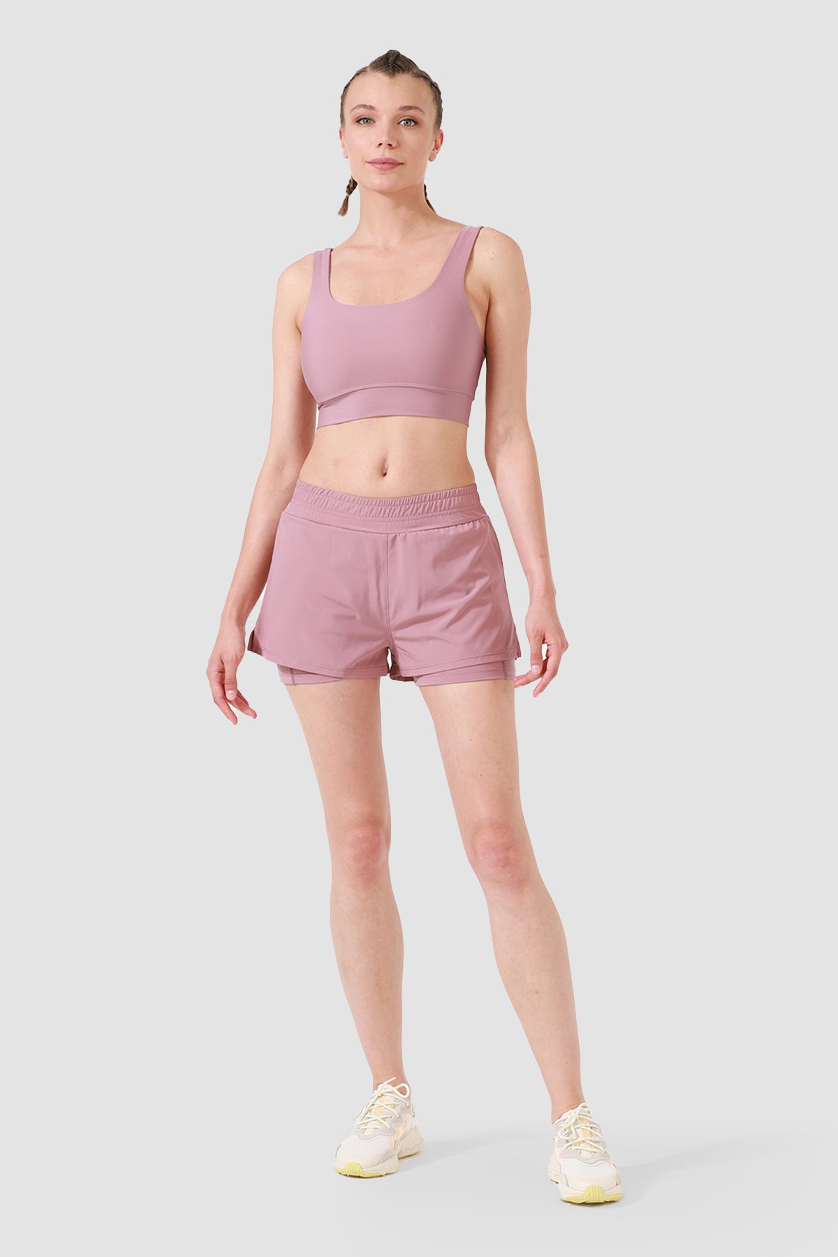 Lille Gül Kısa Spor Tayt