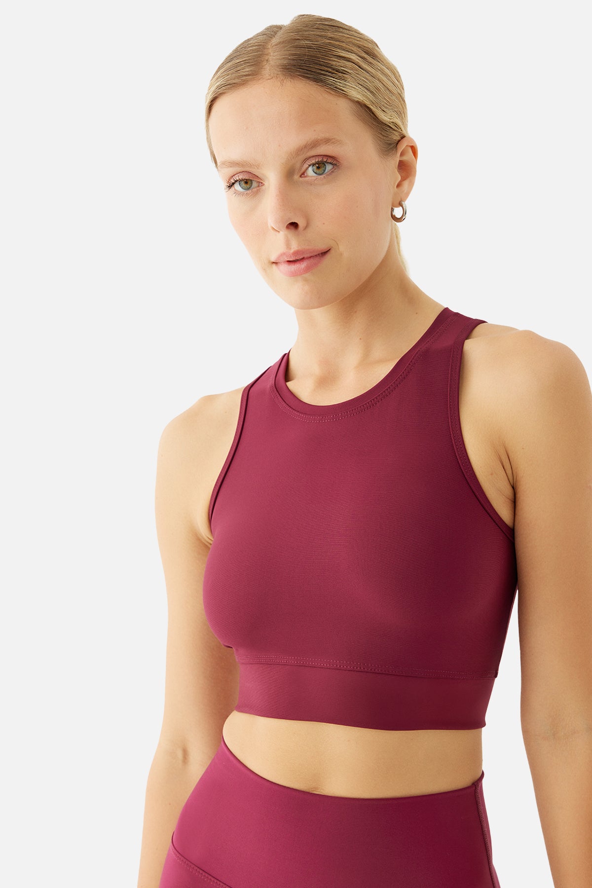 Olivia Vişne Spor Crop