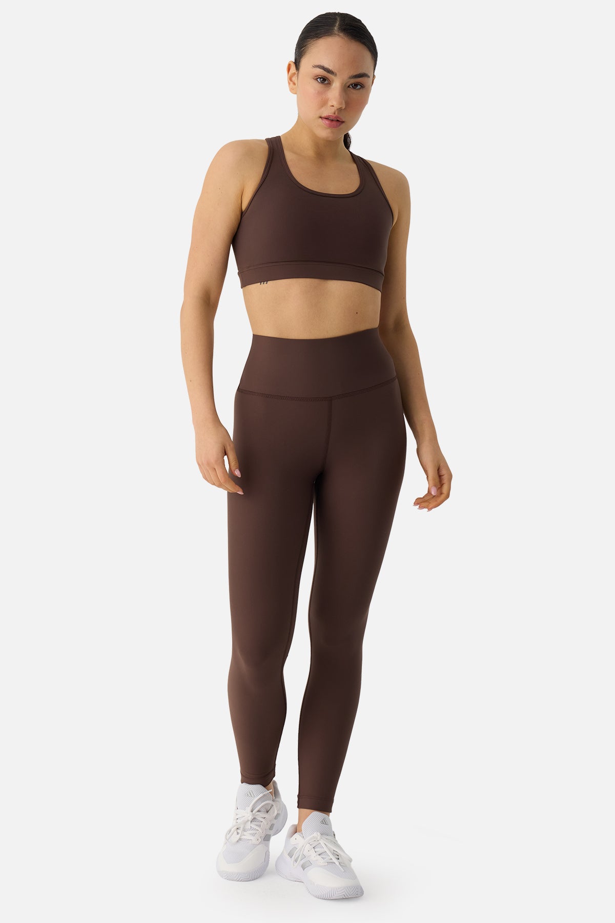 Superstacy Raina Çapraz Askılı Yüksek Destekli Acı Kahve Spor Bra