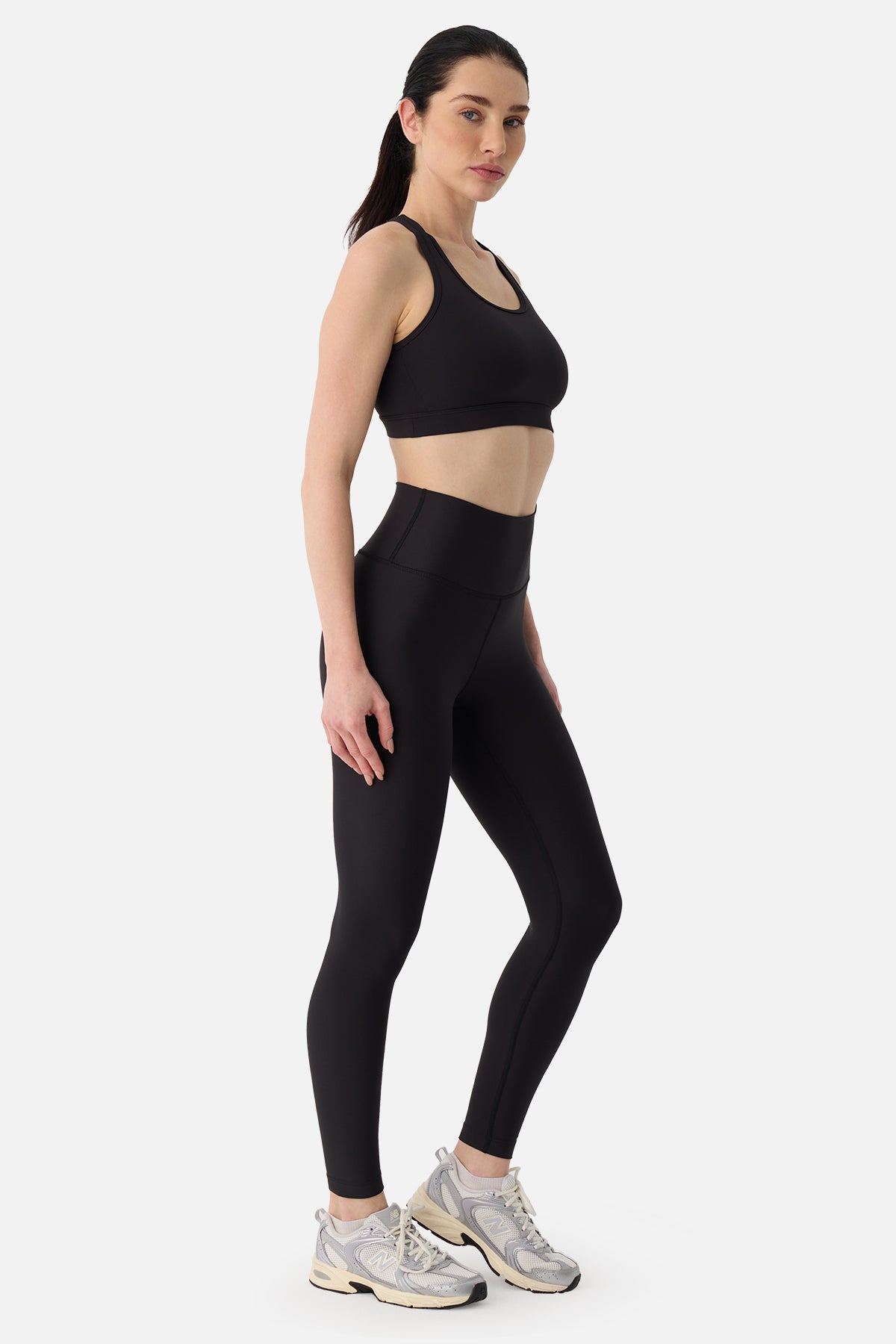 Superstacy Raina Çapraz Askılı Yüksek Destekli Siyah Spor Bra