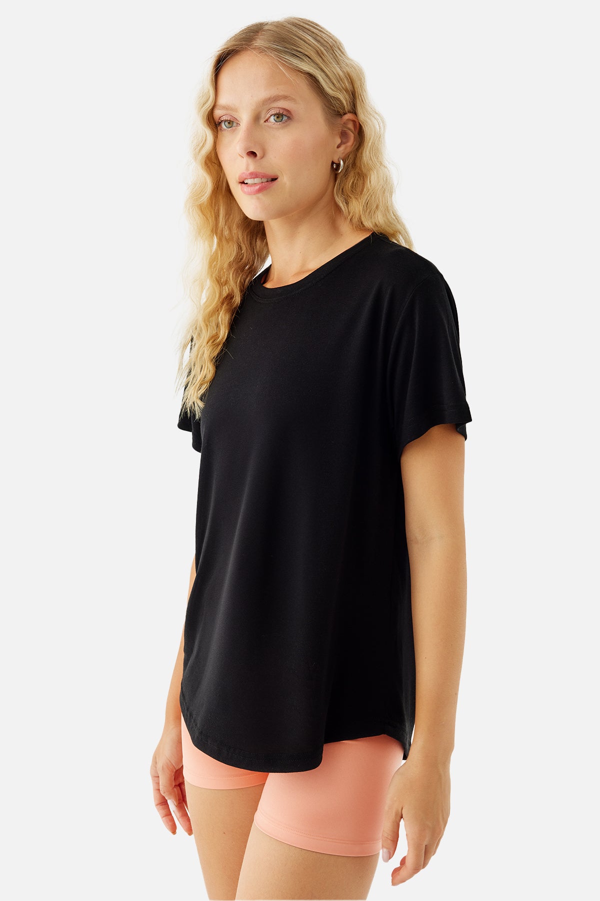 Sophia Light-Weight Siyah Tişört