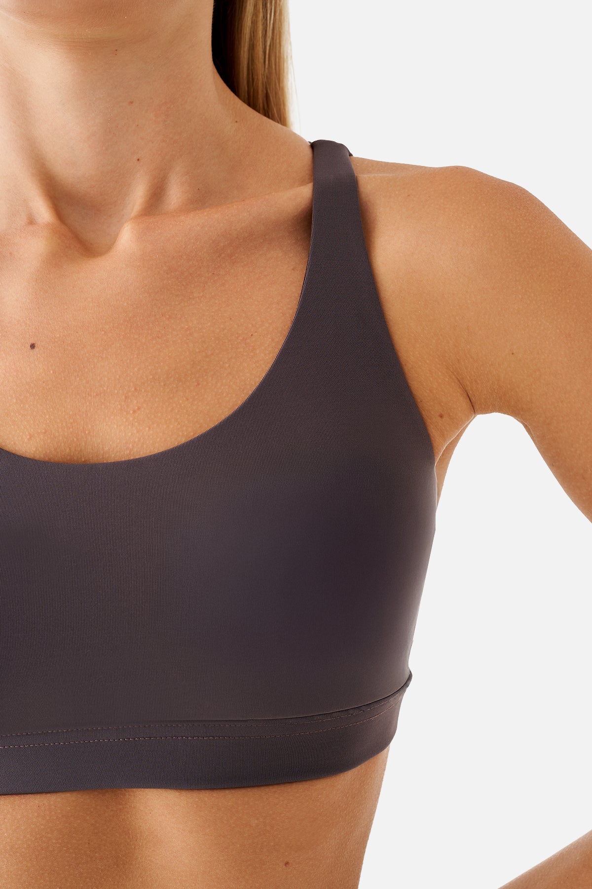 Stella Orta Destekli Açık Mor Spor Bra