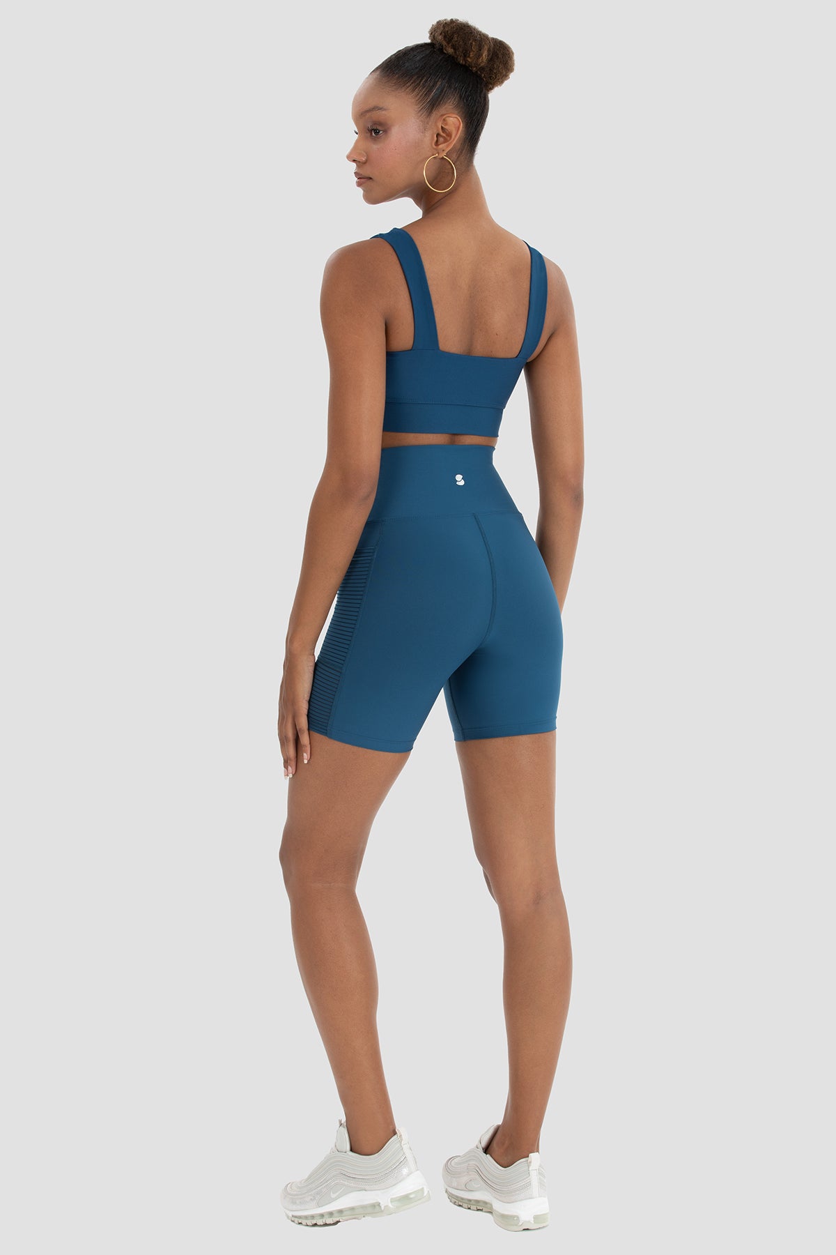 Wawel File Detaylı Petrol Bisiklet Şortu