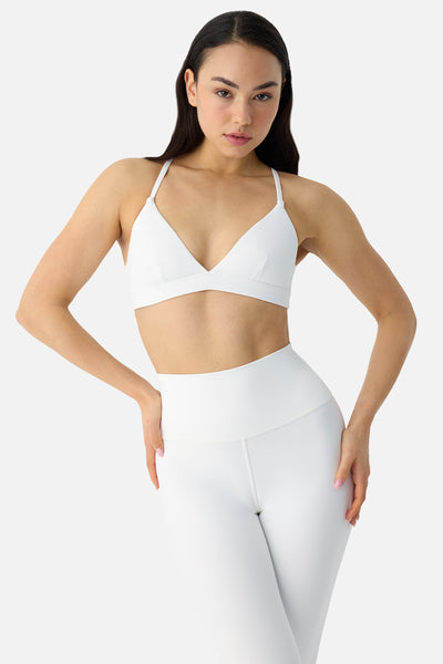 Aria Yumuşak Orta Destek Ekru Spor Bra