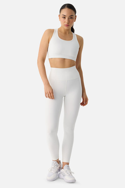 Liora Yumuşak Kumaş 7/8 Ekru Spor Tayt